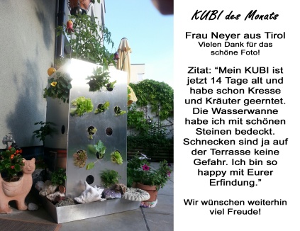 KUBI des Monats 15 2015-12 KUBI des Monats Neyer Tirol